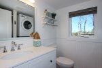 Downstairs bathroom with shower